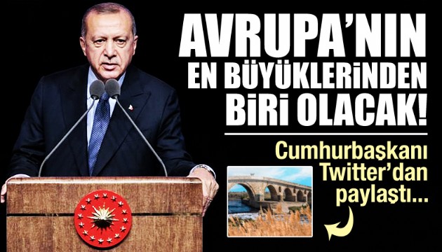 Erdoğan'dan 'Ergene Havzası Eylem Planı' paylaşımı