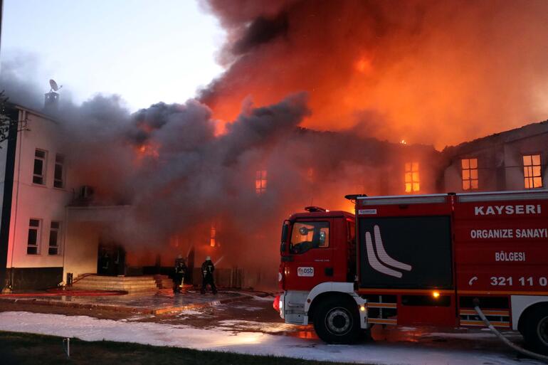 Fabrikada çıkan yangın kontrol altına alındı