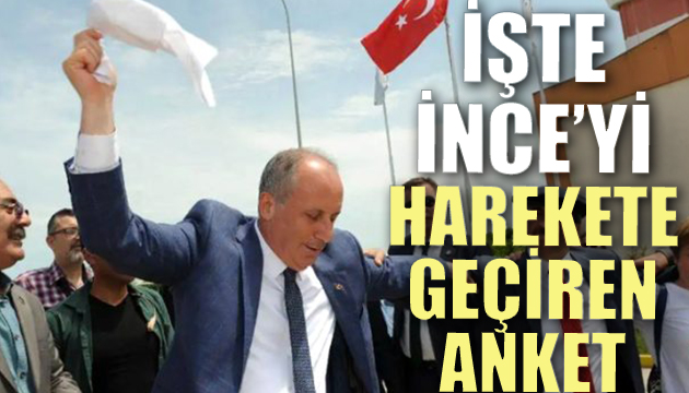 İşte İnce yi harekete geçiren anket