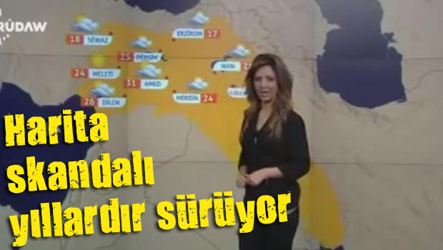 Harita skandalı yıllardır sürüyor