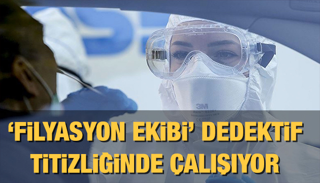  Filyasyon ekibi  dedektif titizliğinde çalışıyor