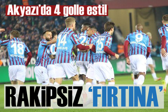 Rakipsiz fırtına! Akyazı da 4 golle esti