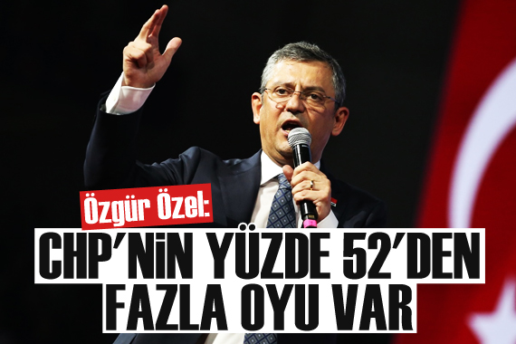 CHP lideri Özel: Bu pislikle ne Yargı ne Sayıştay ne Danıştay baş ediyor