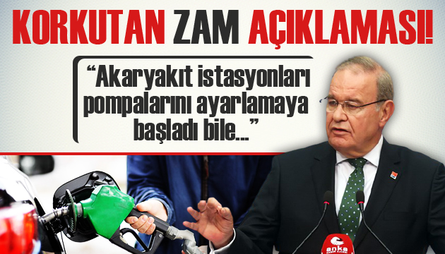 CHP li Öztrak tan korkutan  zam  açıklaması!