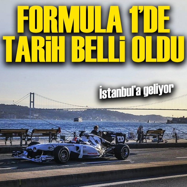 Formula 1'de Türkiye'nin yer aldığı takvim açıklandı