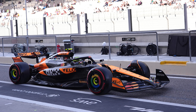 Abu Dabi de pole Norris in