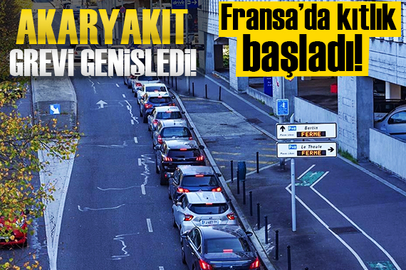 Fransa daki akaryakıt çalışanlarının grevi genişledi!