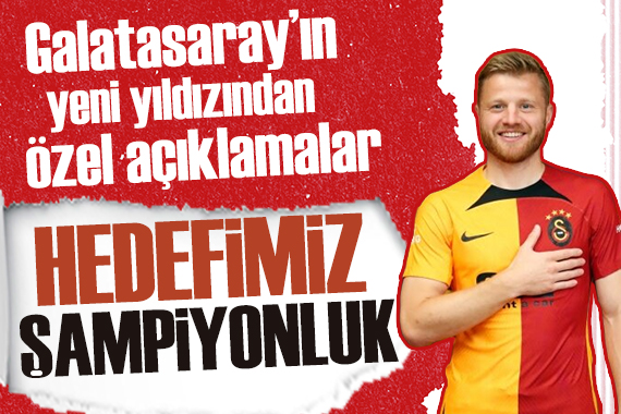 Fredrik Midtsjö: Hedefimiz şampiyonluk!