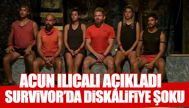 Survivor da diskalifiye şoku