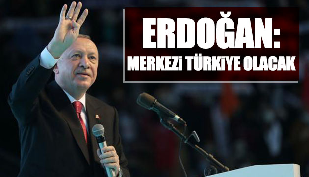 Erdoğan: Merkezi Türkiye olacaktır