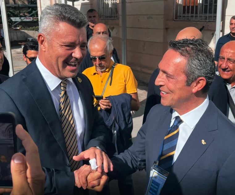 Ali Koç ve Saadettin Saran bir arada