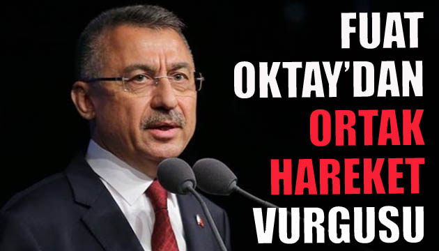 Fuat Oktay dan ortak hareket vurgusu