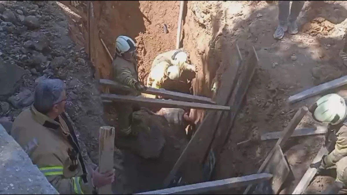 İnşaat alanında göçük