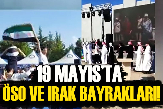 Üniversitede ÖSO ve Irak bayraklı kutlama!