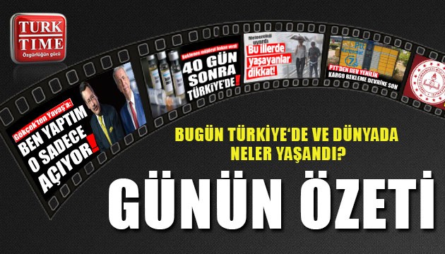 25 Ekim 2020 / Turktime Günün Özeti