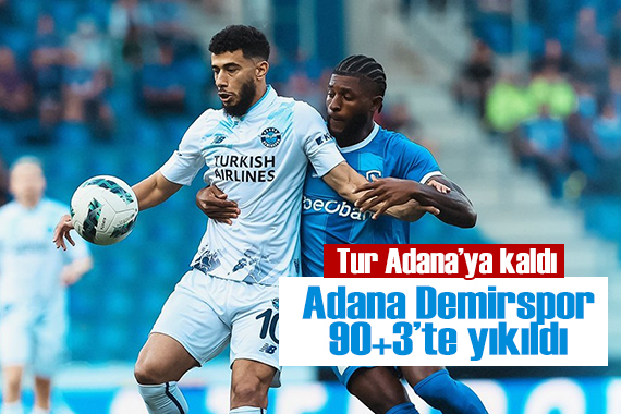 Adana Demirspor, Belçika da 90+3 te yıkıldı!