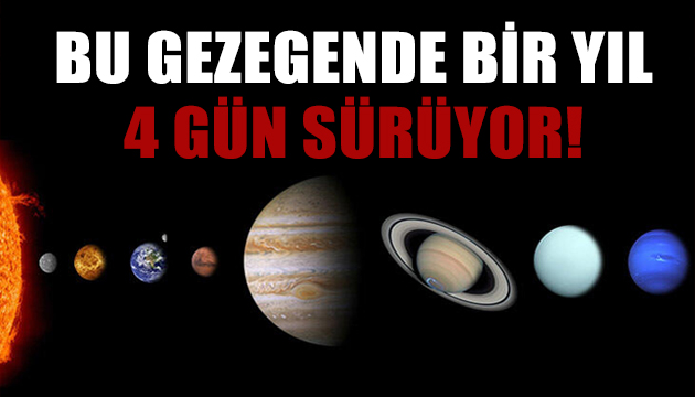 Bu gezegende bir yıl 4 gün sürüyor!