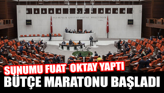 Bütçe görüşmeleri başladı