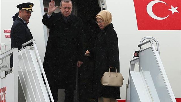 Erdoğan Özbekistan a gitti