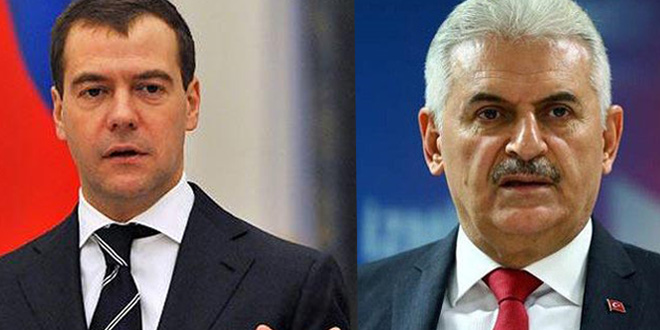 Yıldırım, Medvedev ile görüştü