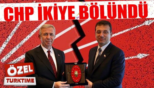CHP ŞİMDİDEN İKİYE BÖLÜNDÜ