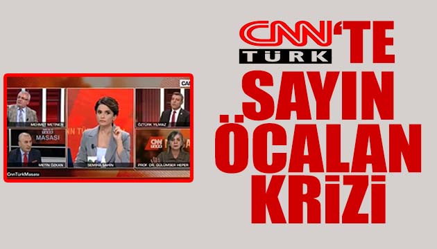 Canlı yayında  sayın Öcalan  gerginliği