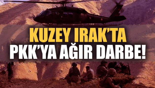 Kuzey Irak ta PKK ya ağır adrbe!