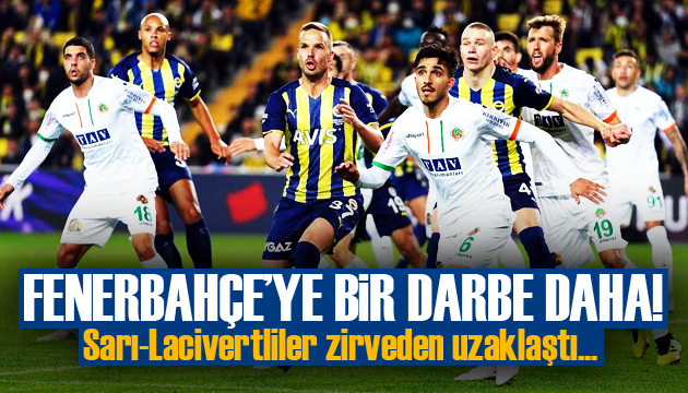 Fenerbahçe ye bir darbe daha!