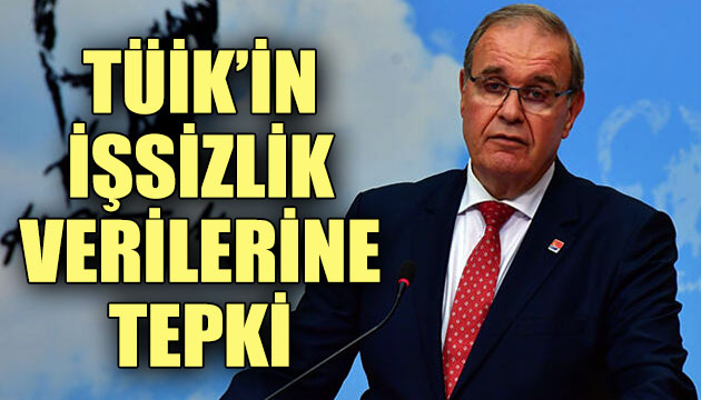 CHP den TÜİK in işsizlik verilerine tepki!