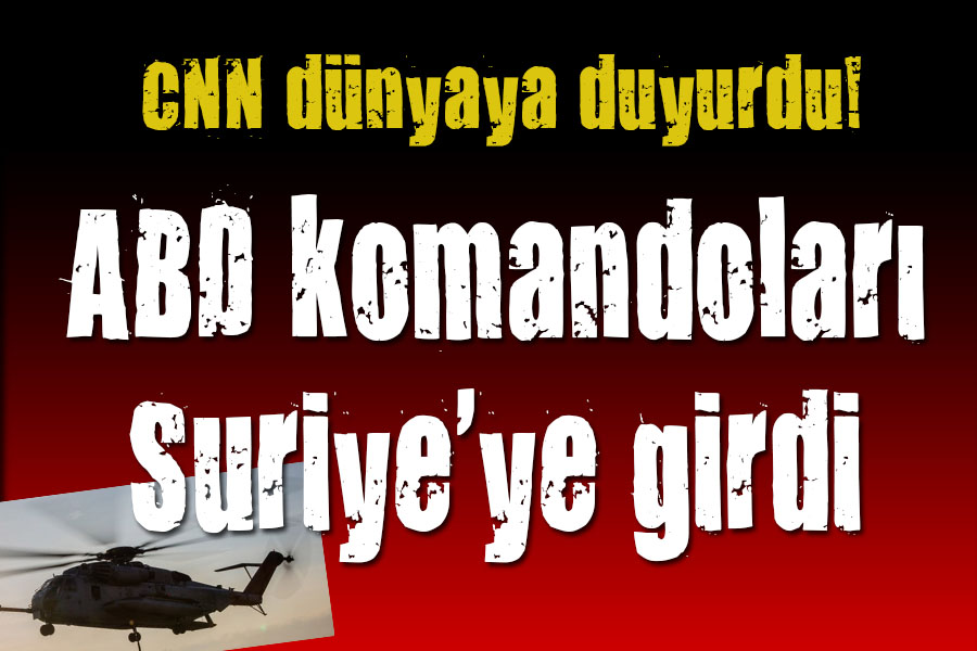 ABD deniz komandoları Suriye de
