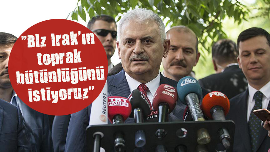 Başbakan Yıldırım dan Irak açıklaması