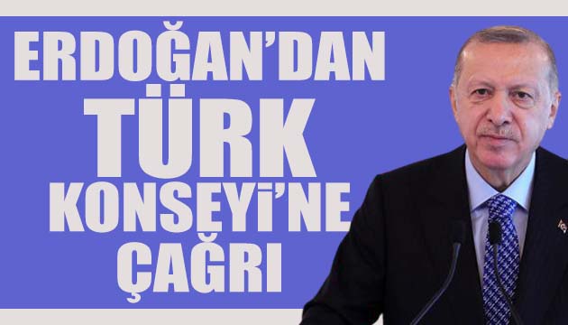 Erdoğan dan Türk Konseyi ne çağrı