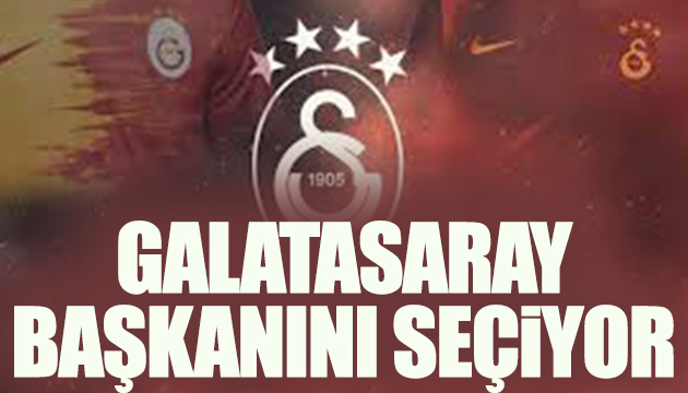 Galatasaray başkanını seçiyor