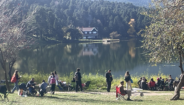 Gölcük Tabiat Parkı na yoğun ilgi