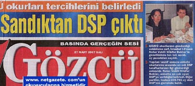 GÖZCÜ İLE ÖĞRENDİK Kİ HALA DSP DİYE BİR PARTİ VARMIŞ! ÜSTELİK BİRİNCİ PARTİ!