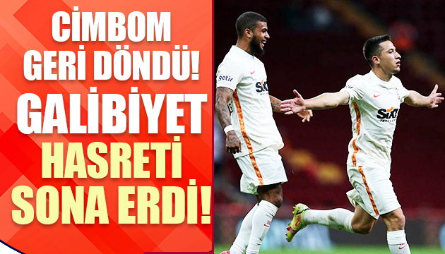 Cimbom geri döndü! Haftalar sonra galibiyet geldi!