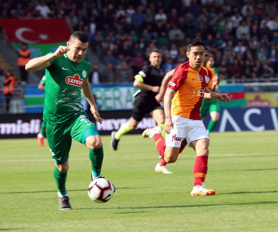 Rize de gülen Galatasaray