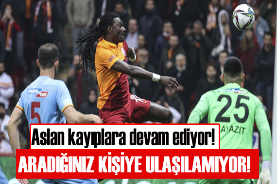 Galatasaray yine kazanamadı!