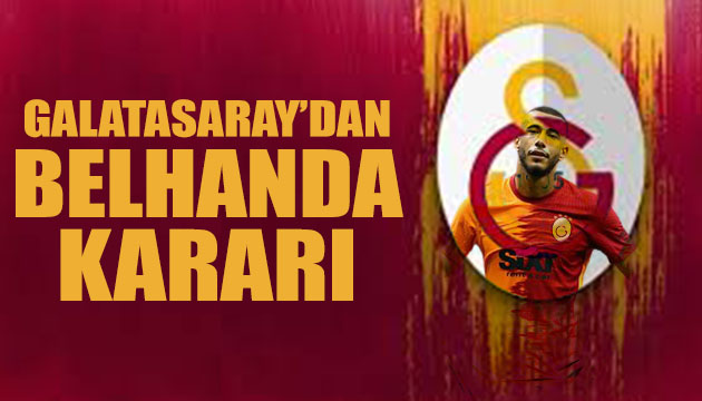 G.Saray dan Belhanda kararı