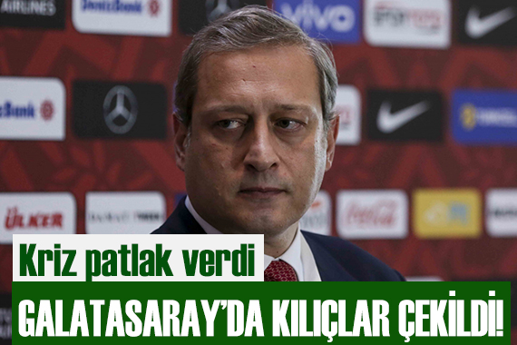 Galatasaray da büyük kriz!