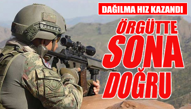 Örgütte sona doğru