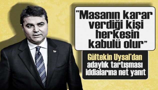 Demokrat Parti lideri Uysal'dan, altılı masada adaylık tartışması sorusuna net yanıt!