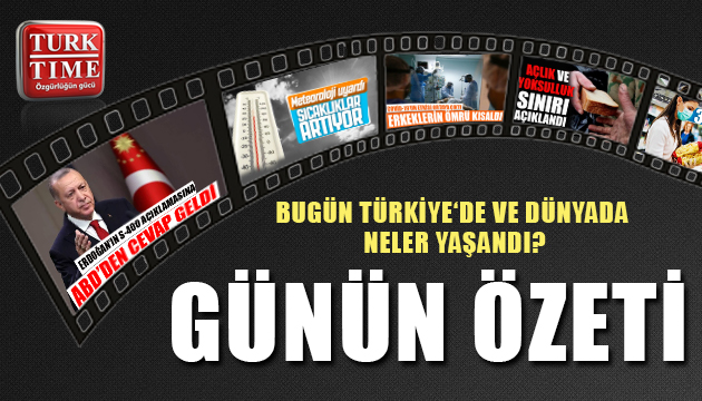 27 Eylül 2021 / Turktime Günün Özeti
