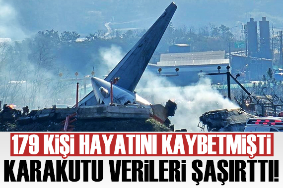 Güney Kore de düşen yolcu uçağının karakutularından dikkat çeken sonuç!