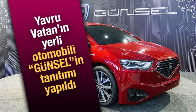 KKTC nin yerli otomobili Güsel in tanıtımı yapıldı!