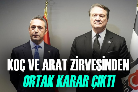 Dev zirveden ortak karar çıktı!  TFF ye başvuracağız 