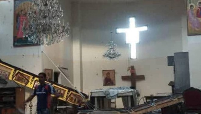 Şam da kiliseye bombalı saldırı: Ölü ve yaralılar var