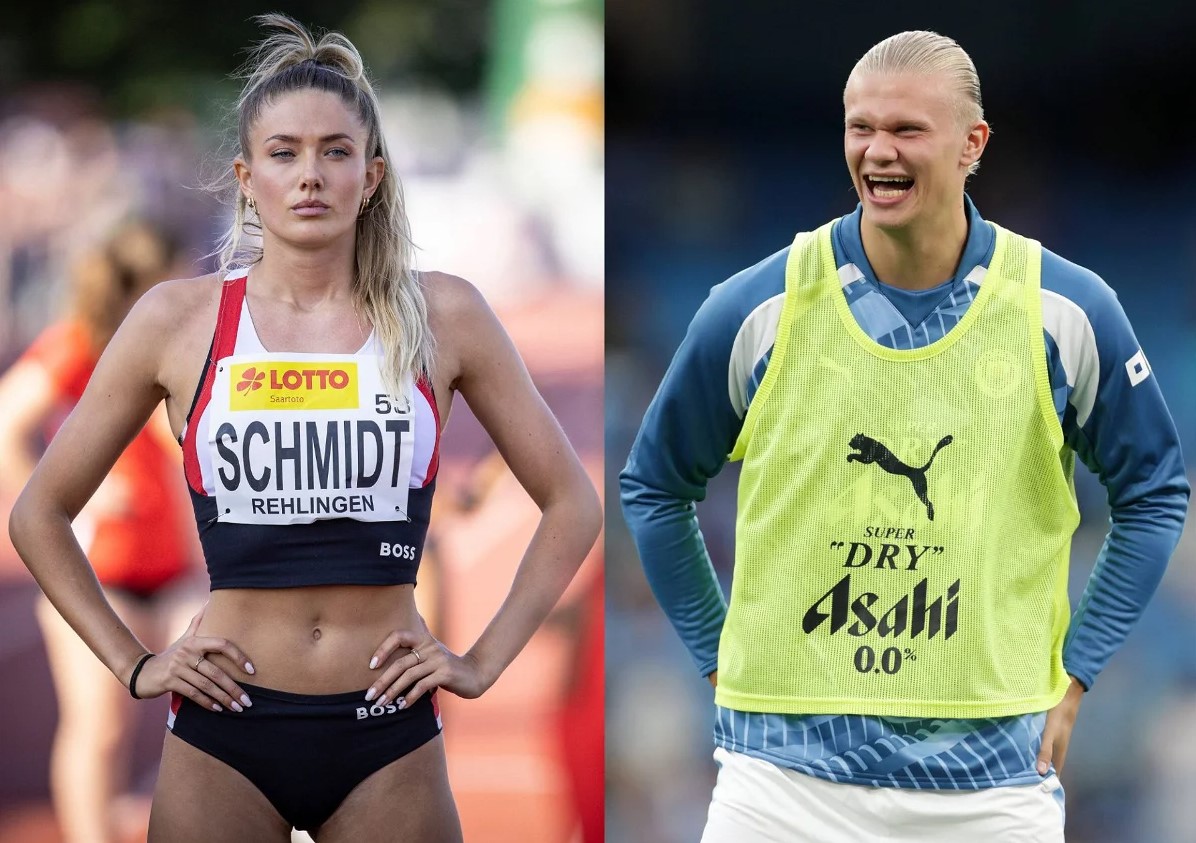 Erling Haaland a sürpriz davet:  Dünyanın en seksi atleti  Alica Schmidt, yarışa çağırıyor!