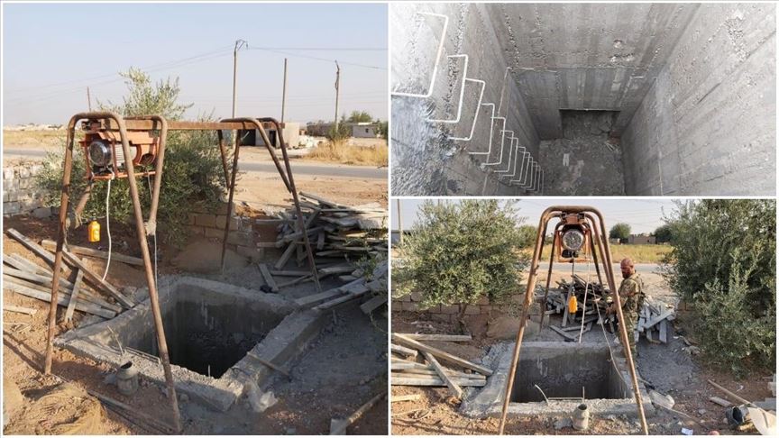 Fırat ın doğusunda YPG/PKK nın kazdığı tünel ortaya çıkarıldı