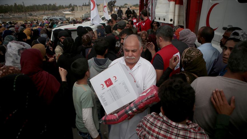 Tel Abyad halkından Türkiye ye teşekkür